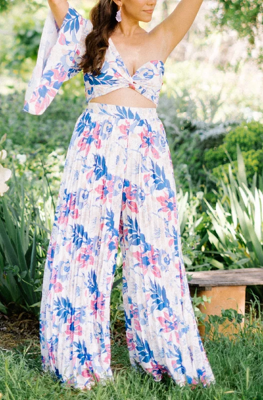 Poolside Paradise Palazzo Pants Stylish Spring Fashion