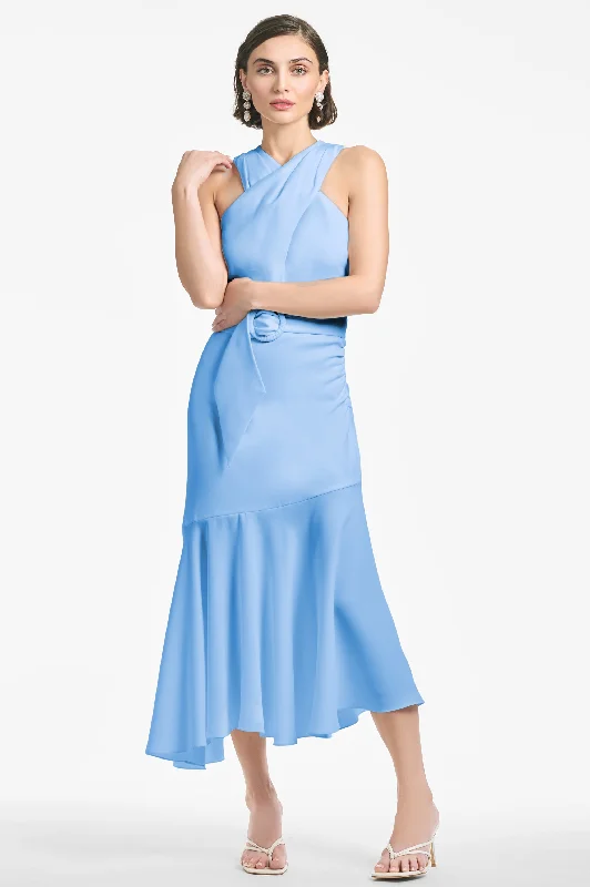 NAOMI DRESS - CHAMBRAY BLUE Unbeatable Prices