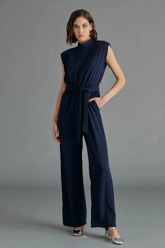 Silvette Waist Tie Jumpsuit Limited Time Offer