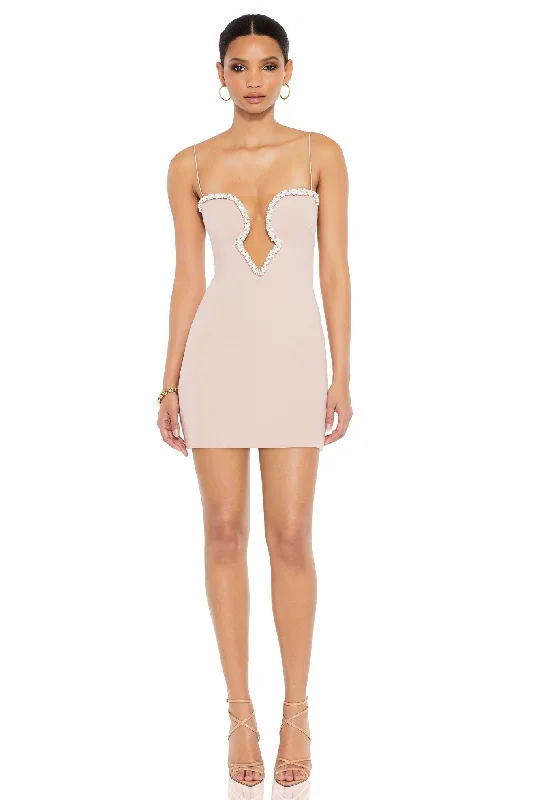 Nookie Adorn Pearl Mini Dress - Dream Elegant Style