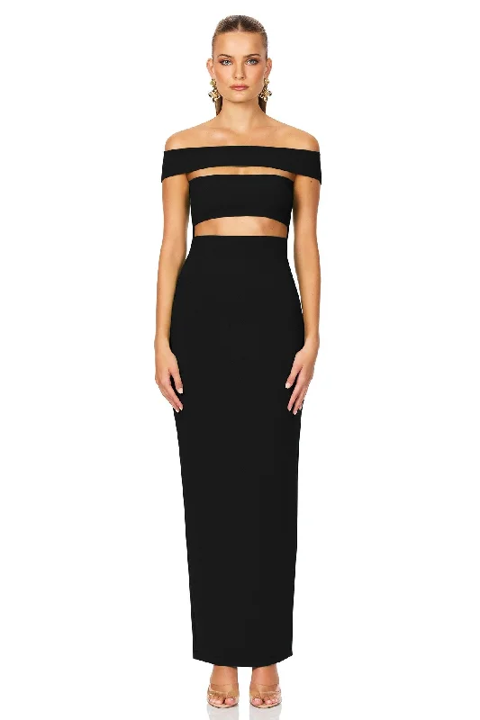 Nookie Naomi Gown - Black Luxury Style