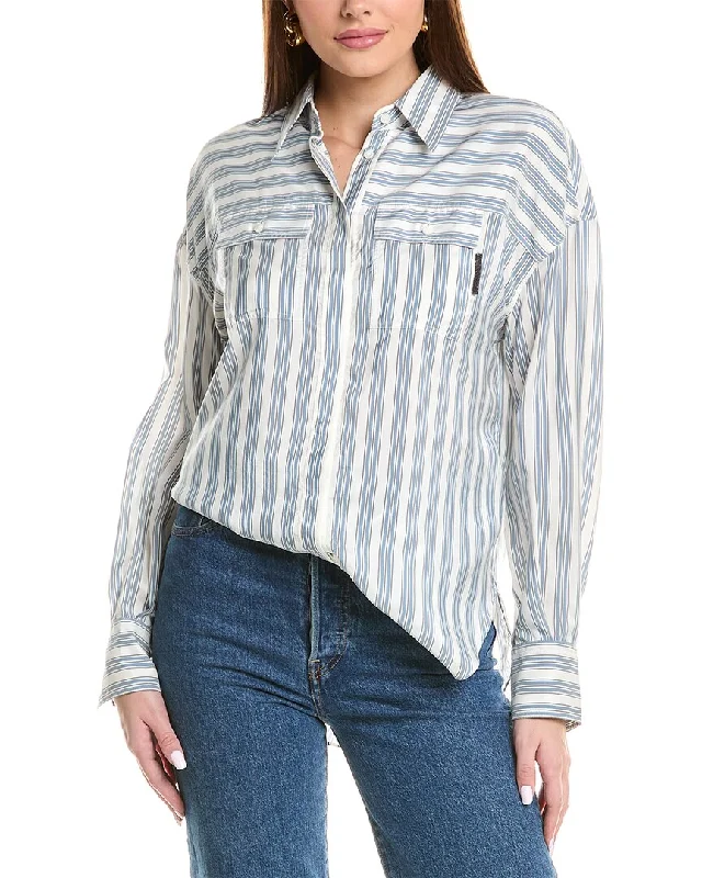 Brunello Cucinelli Silk Shirt Comfort First Women's Wear