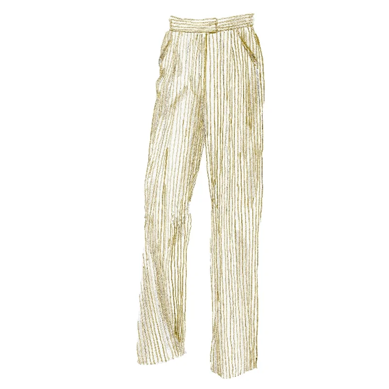 Florentine Seersucker Pants Elevated Style