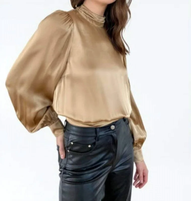 Valencia Top In Cashew Gold Limited Stock, Big Sale