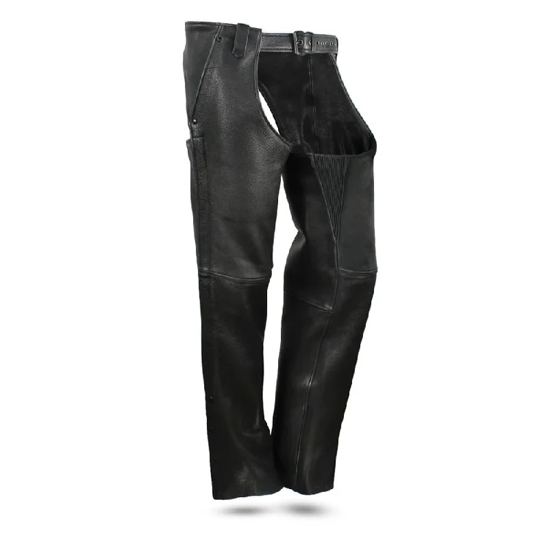 Bully - Unisex Leather Motorcycle Chaps Weekend Special