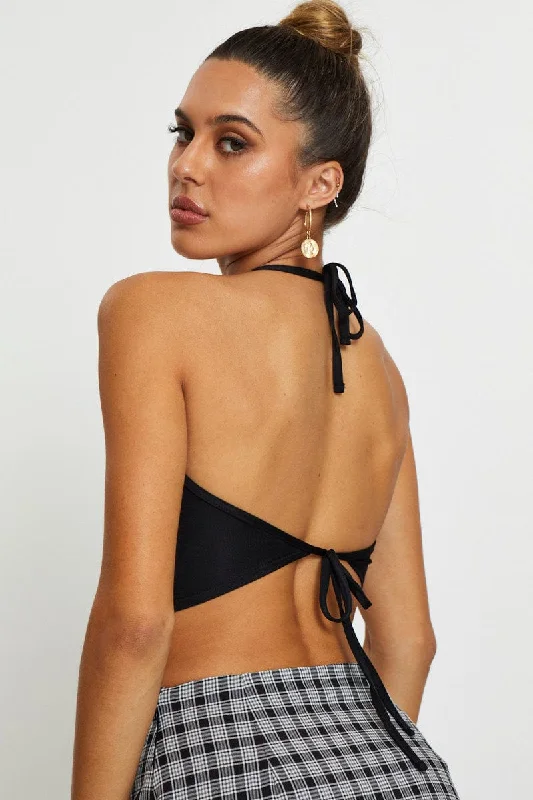 Black Halter Top Limited Time Offers