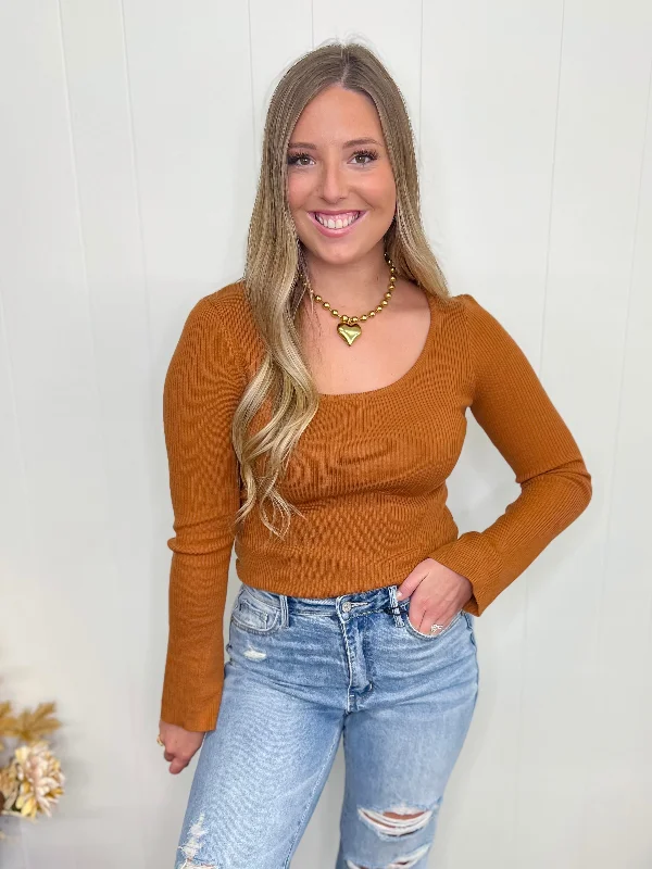 Amanda Top-Copper Latest Fashion