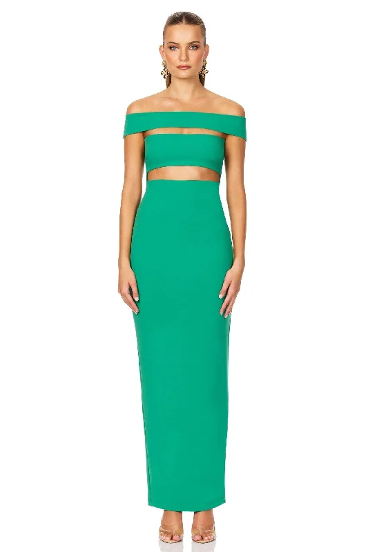 Nookie Naomi Gown - Green Casual Elegance