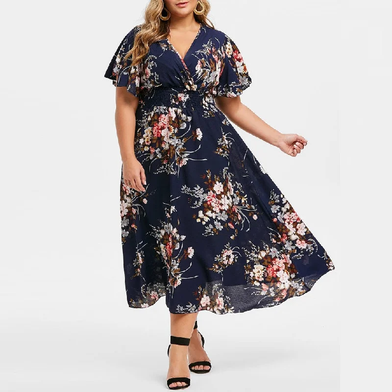 Plus Size Bohemian Long Dress Trend Alert