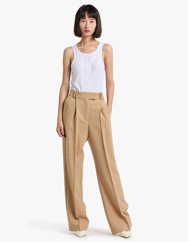 Irena Low Rise Slouch Pant - Wheat Special Offer