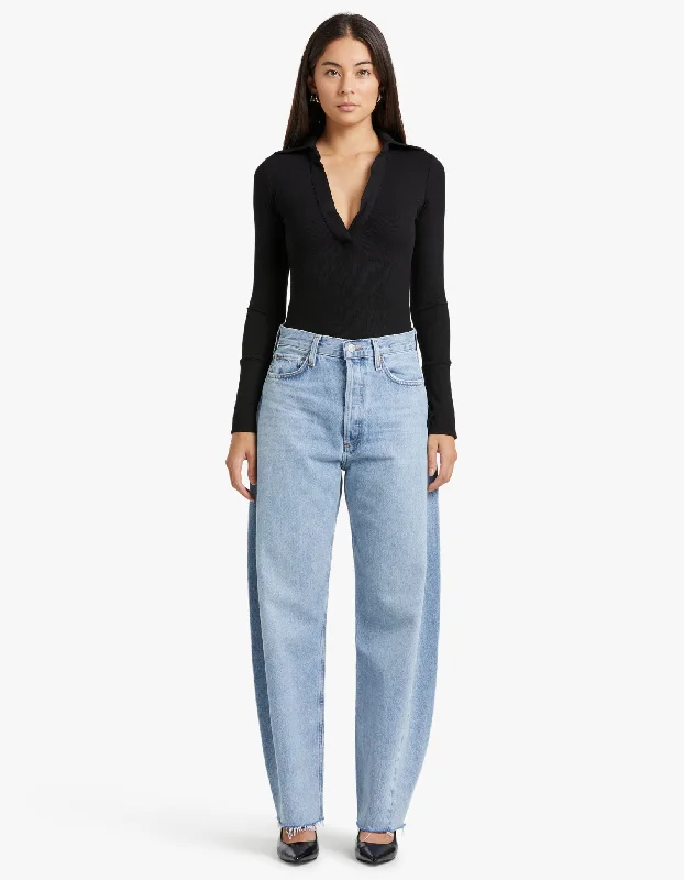 Luna Pieced Jean - Void Comfort Centric Apparel