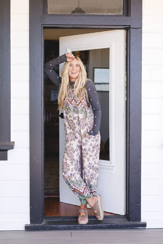 Wildflower Jumpsuit - Olive Luxury Style