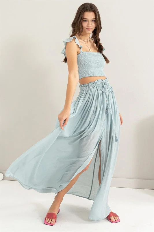 Flowy Bliss Maxi Skirt Limited Time