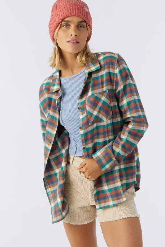 O'Neill Logan Flannel Top - Multi Colored Big Savings