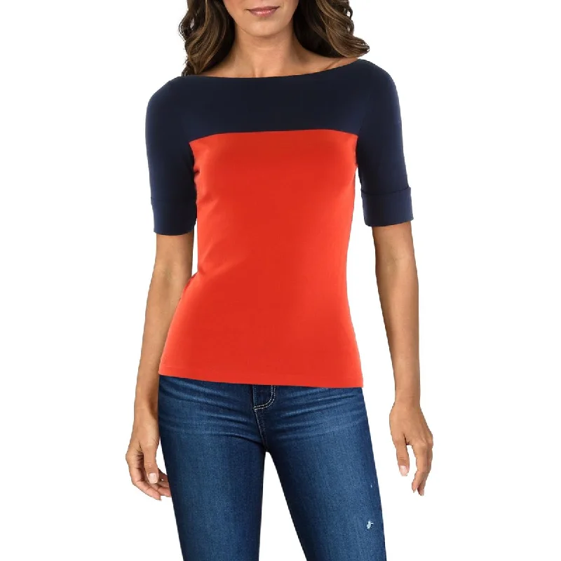 Womens Crewneck Cuff Sleeve Pullover Top Versatile Wardrobe Essentials