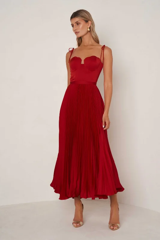 Whitney Dress - Red Limited Time Offers