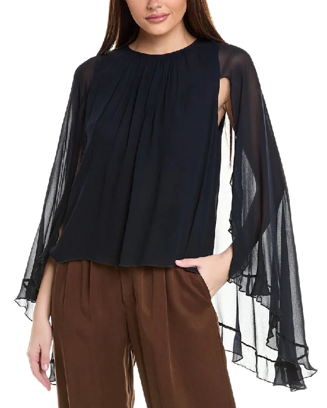 Reiss Francesca Cape Top Chic Styles