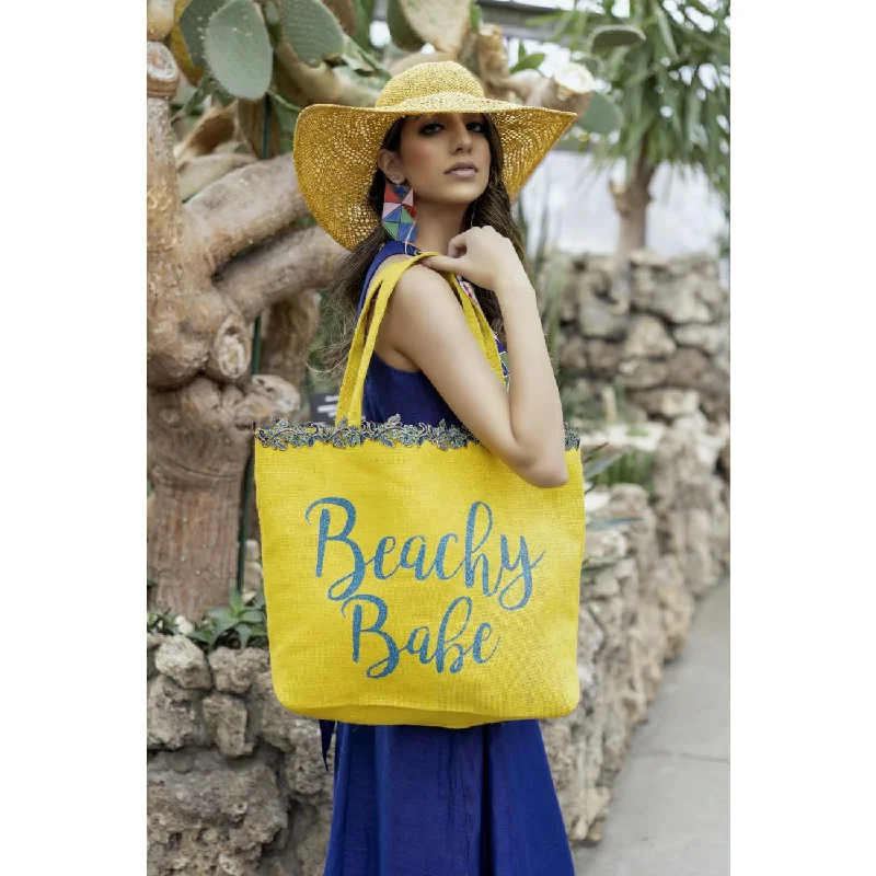 Peela Yellow Tote Bag Attire Sale