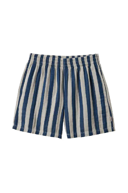 Brixton Mykonos Stripe Boxer Short Vibrant Femme Fashion