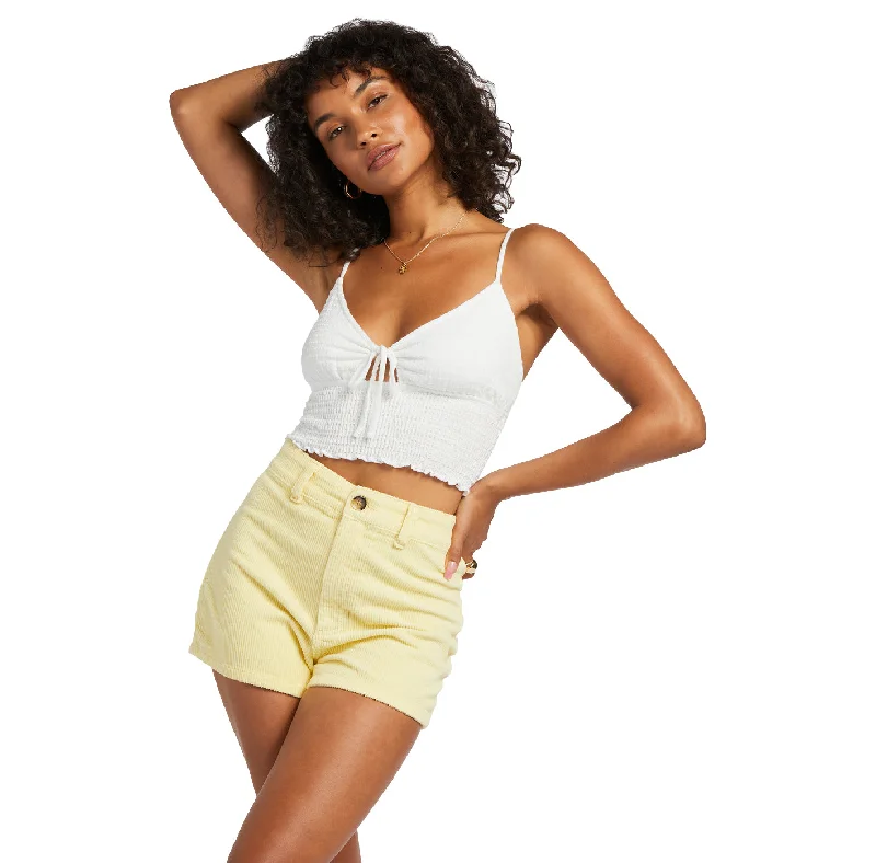 Billabong Free Fall Cord Short Chic Urban Fashion Look