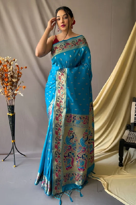 New Paithani Sarees With Peacock Pallu Flash Sale