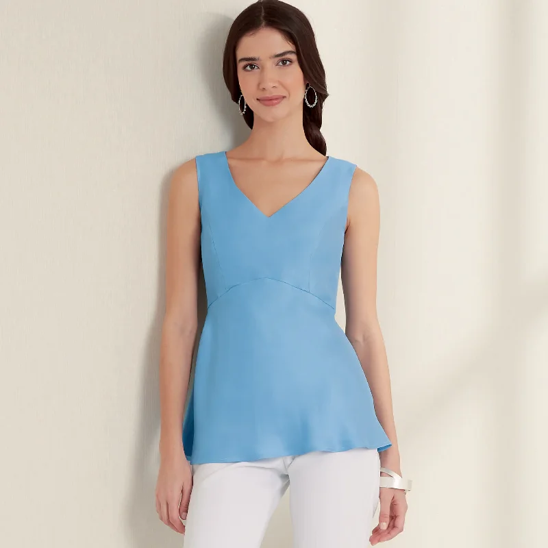 New Look Tops N6673 Feminine Soft - Hued Look