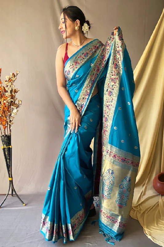 Traditional Paithani Saree For Ganesh Festival Fashion Sale