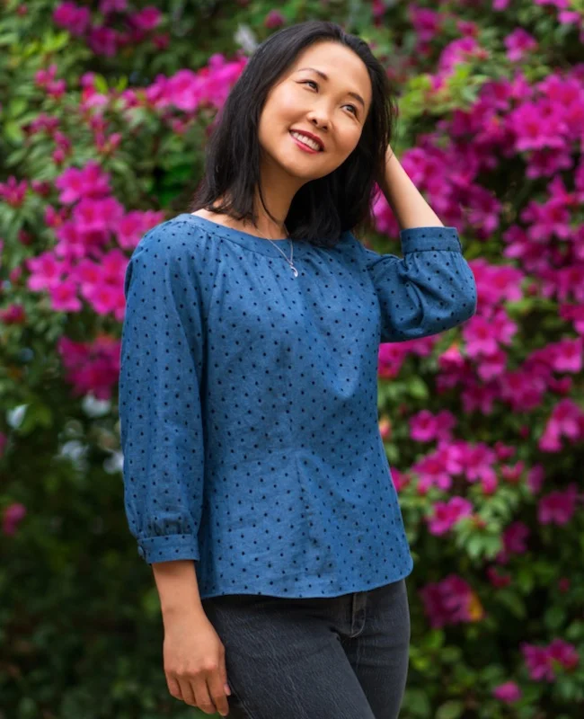 Itch to Stitch Galicia Top Feminine Allure