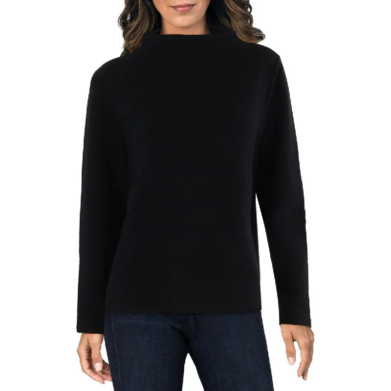 Womens Organic Cotton Blend Textured Pullover Top Sale Event, Prices Rock