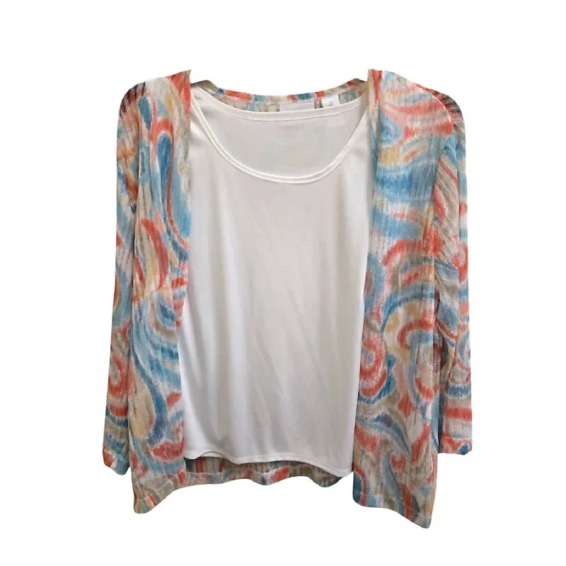 Women's Cozumel Top In Multi Modern Romance