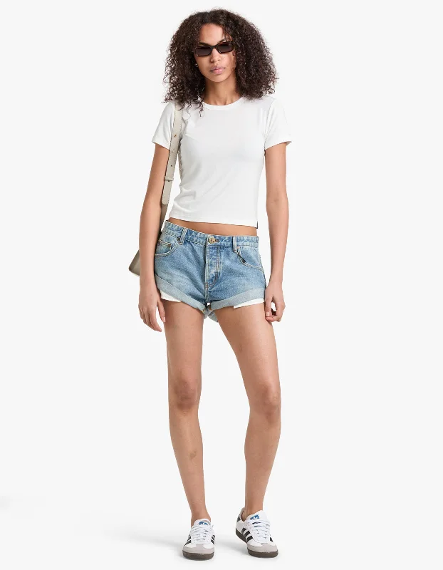 Bandits Low Waist Denim Short - Cobaine Summer Essentials