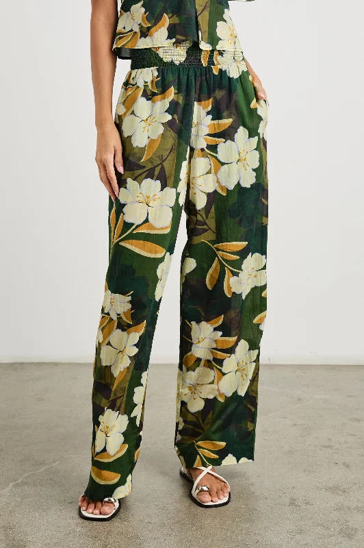 BRENDON PANT - PLUMERIAS Elegant Details