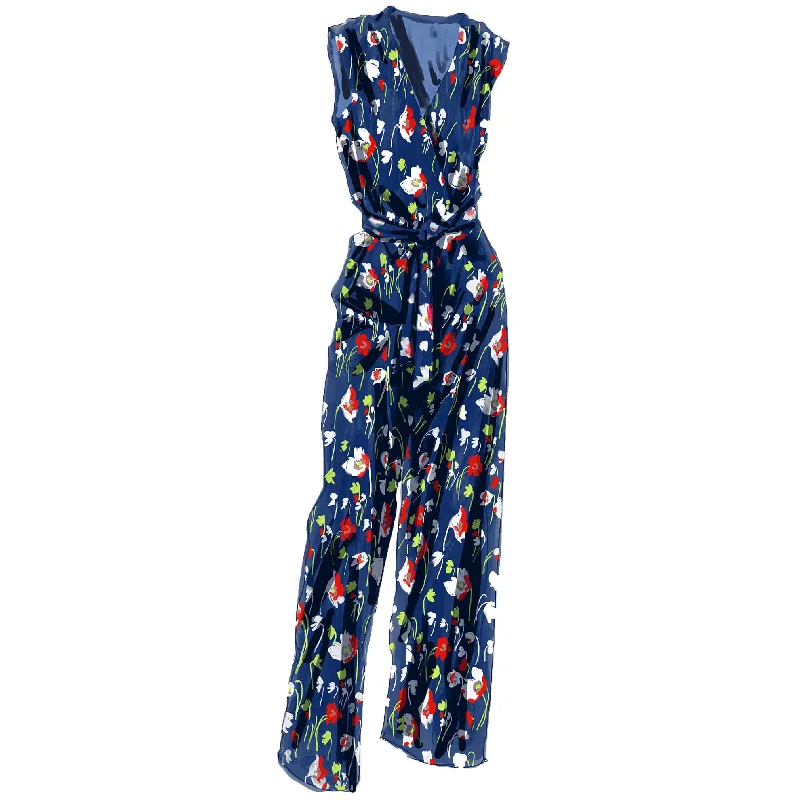 Floral Wide Leg Jumpsuit Hot Deals