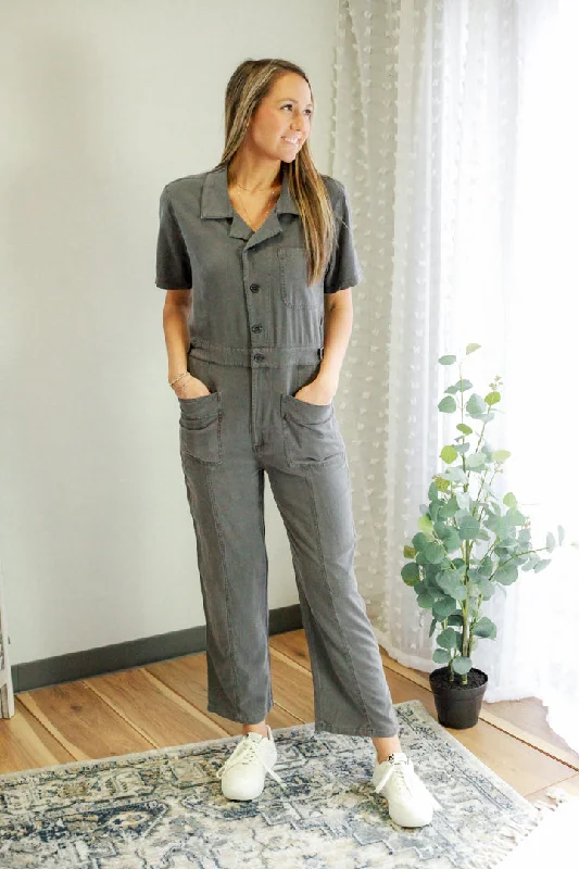 Linen Washed Jumpsuit New Season Fashion Preview Sale