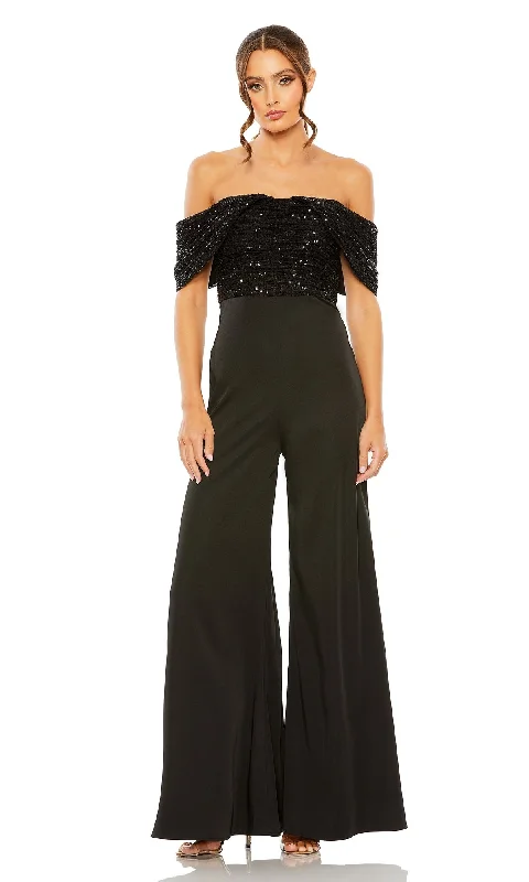 Black Formal Jumpsuit 11667 by Mac Duggal Sustainable Fashion Extravaganza