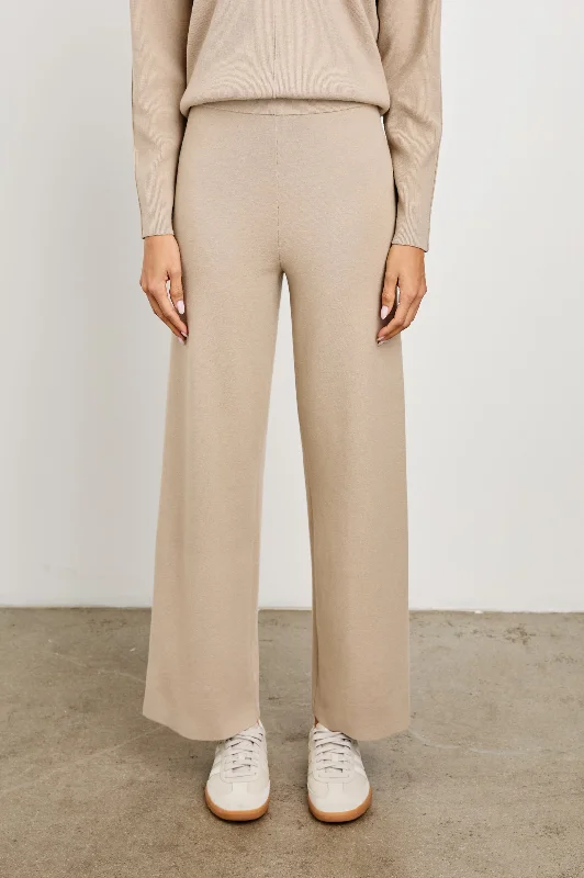 KRISTA PANT - OATMEAL Feminine Elegance