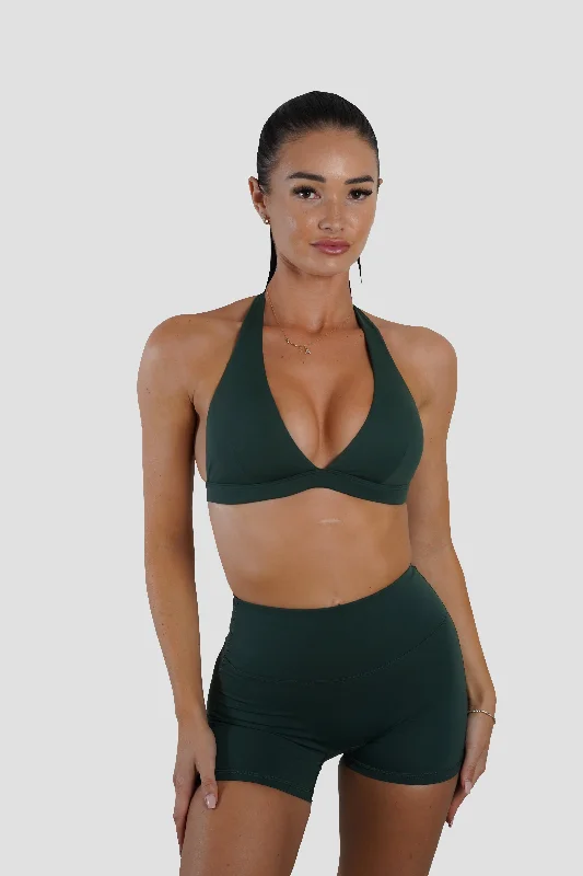 KAYLA CROP - FOREST GREEN Style Streetwear