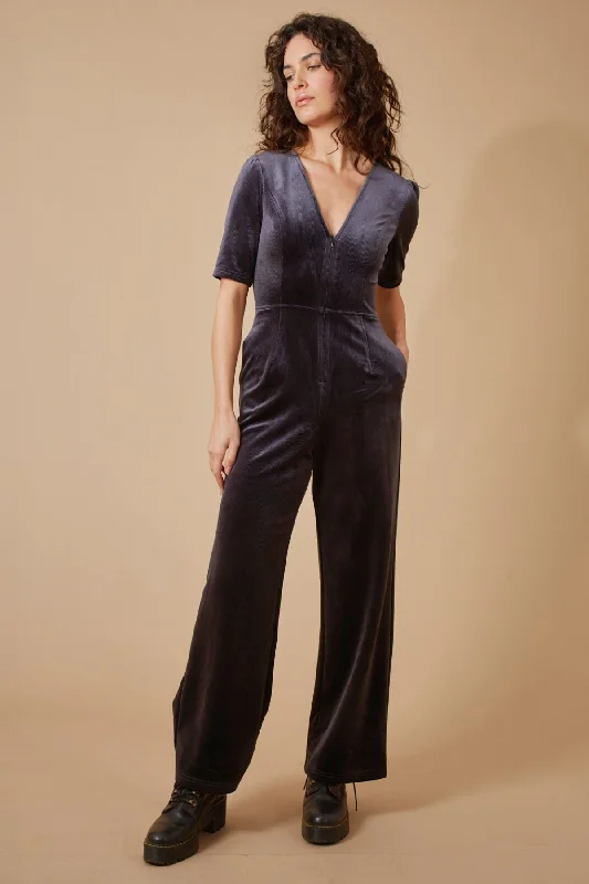 Corrie Bratter Clan Jumpsuit in Charcoal Limited Stock