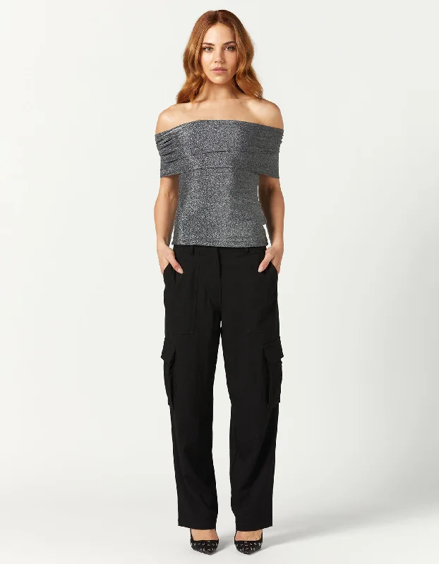 Duvall Cargo Pant - Black Latest Trends