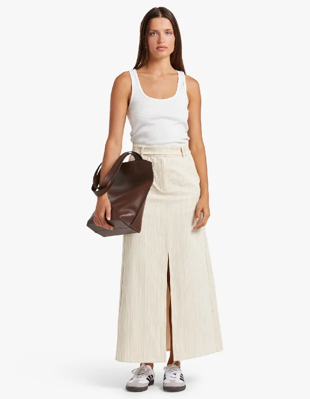 Amani Skirt - Cream Trend Forward Threads For Her