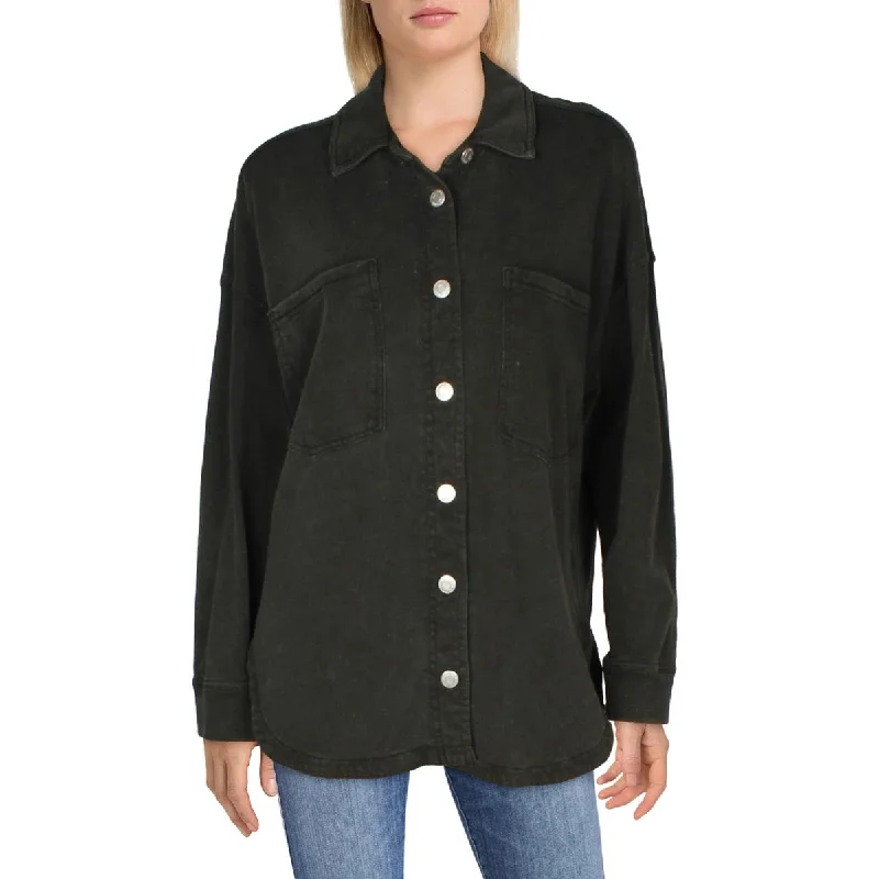 Womens Collared Top Button-Down Top Casual Yet Stylish Separates