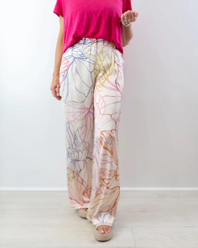 Pastel Tropicana Philo Pants Day To Night Styles