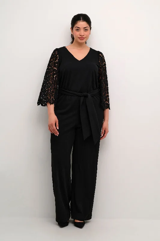 Kaffe Curve Emma Jumpsuit in Black Hot Styles