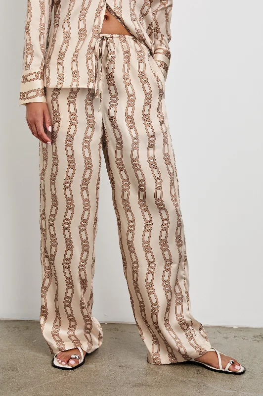 DAMANI PANT - IVORY GOLD LINK Luxe Layering