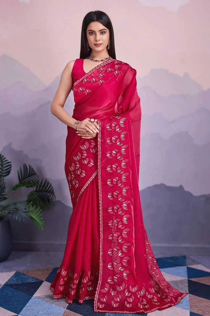 Lastest Jimmy Choo Saree For Karwa Chauth Clearance Sale, All Cheap