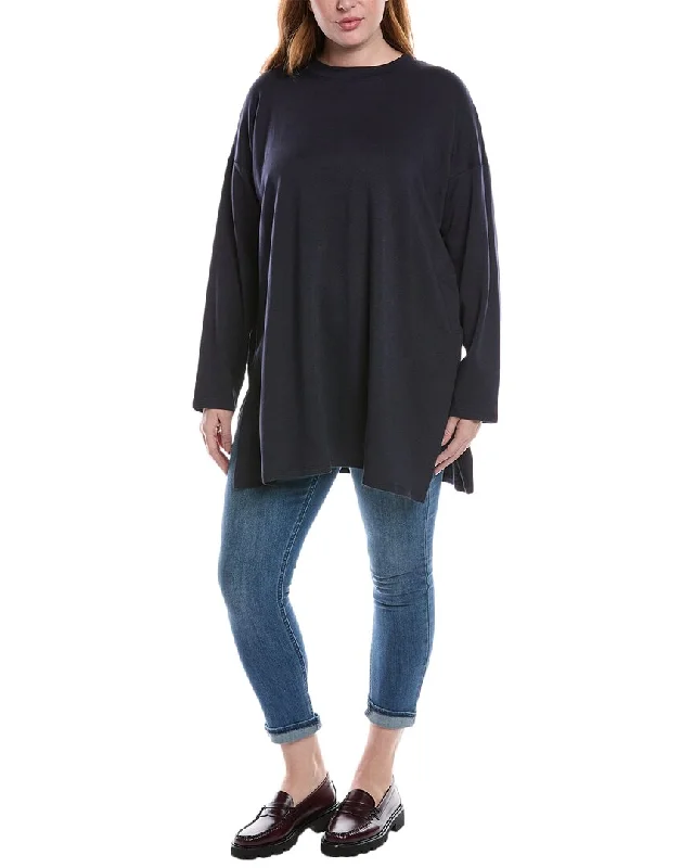 EILEEN FISHER Plus Boxy Tunic Mid Season Sale