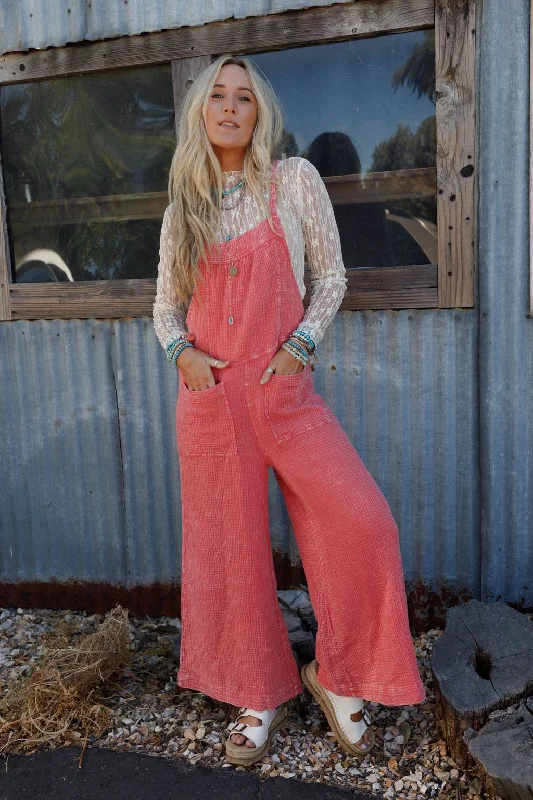 The Nest Coast To Coast Jumpsuit - Coral New Season Fashion Preview