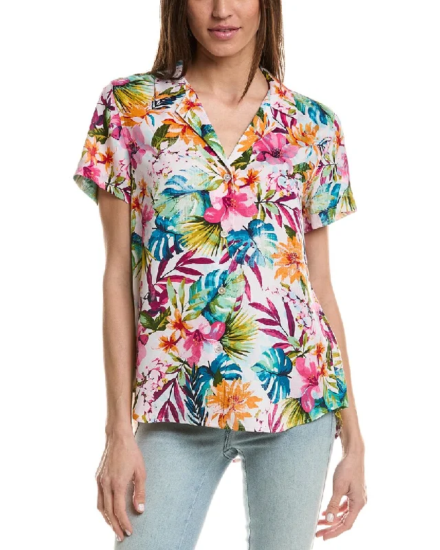 Tommy Bahama Garden Of Hope & Courage Silk Shirt Fashion Forward Outfits