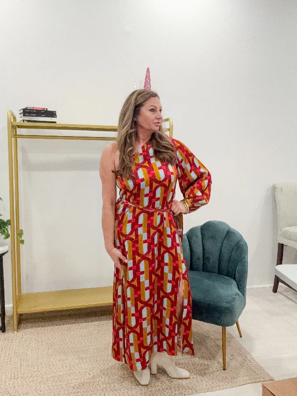 Sunset Burst Dress Comfort Centric Apparel