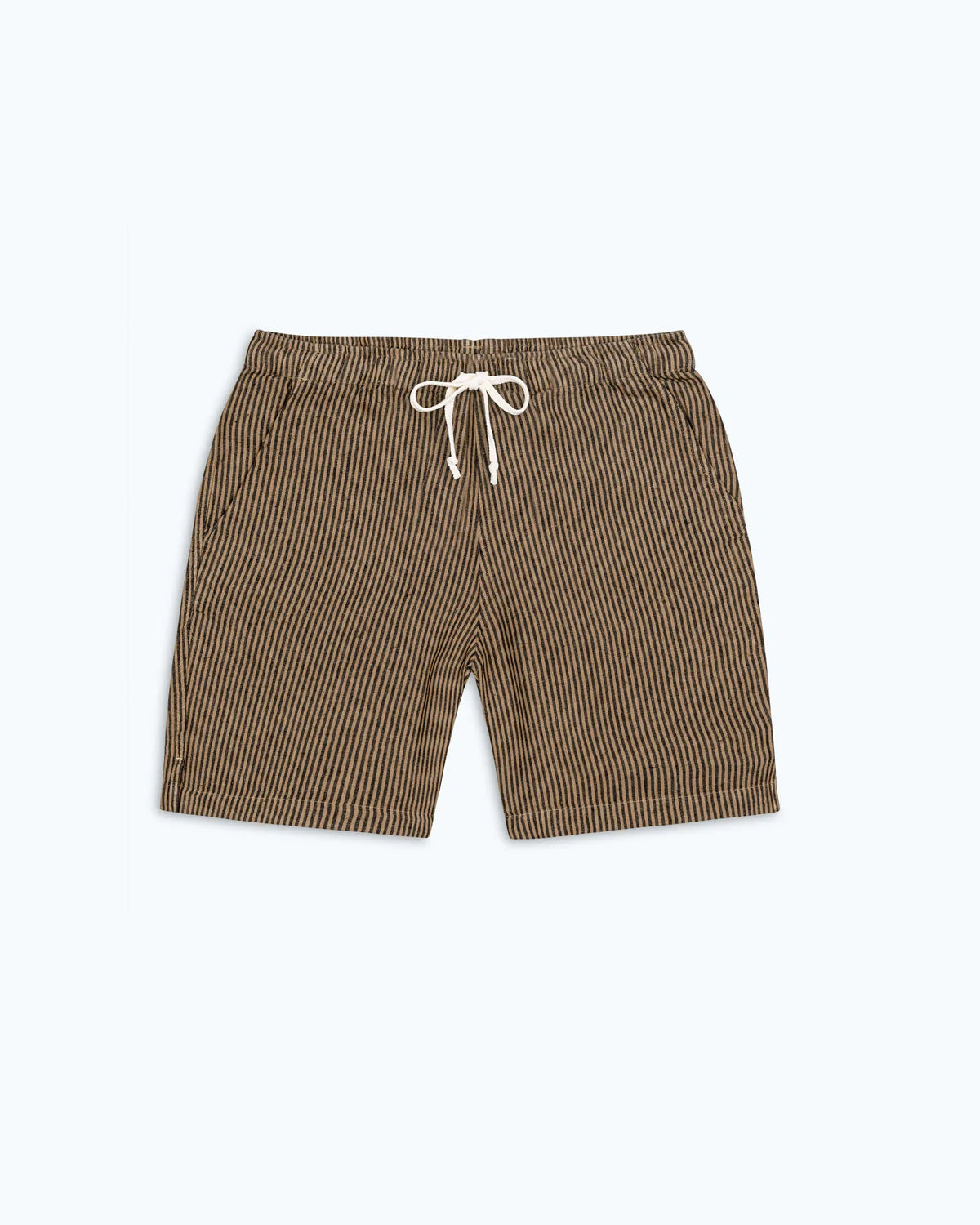 Overdye Chai Linen Bo Shorts Chic And Trendy